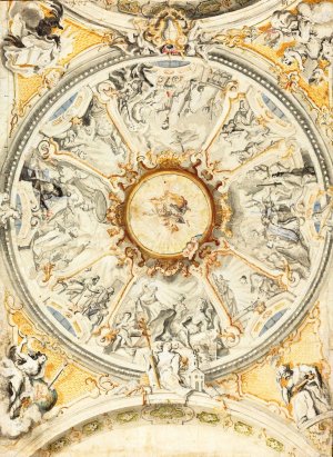 The Life of Ignatius Loyola by Egid Quirin Asam Oil Painting