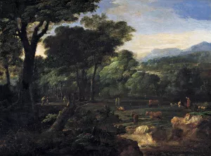 Pastoral Landscape painting by Eglon Van Der Neer