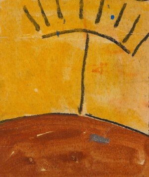 Abstrahierte Landschaft mit Sonnenaufgang by Egon Schiele Oil Painting