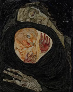 Dead Mother by Egon Schiele Oil Painting