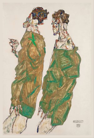 Devotion by Egon Schiele Oil Painting