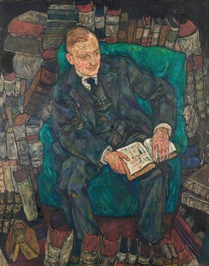 Dr. Hugo Koller by Egon Schiele Oil Painting