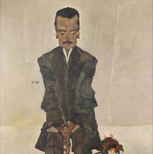 Eduard Kosmack by Egon Schiele Oil Painting