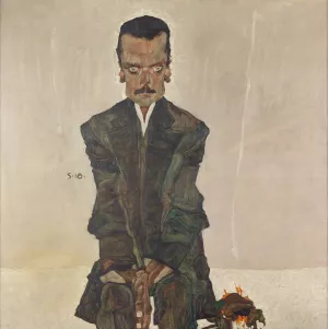 Eduard Kosmack Oil painting by Egon Schiele