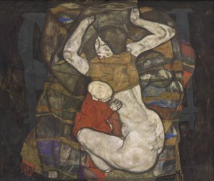 Junge Mutter by Egon Schiele Oil Painting