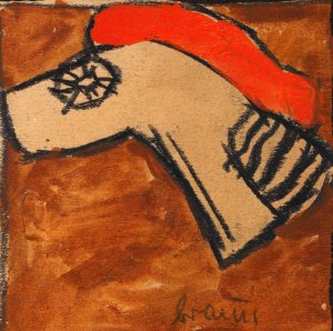 Kopfteil eines Rossharnisch by Egon Schiele Oil Painting