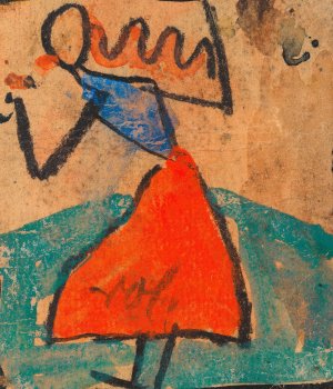 Madchen mit rotem Rock by Egon Schiele Oil Painting