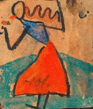 Madchen mit rotem Rock by Egon Schiele Oil Painting