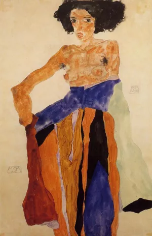 Moa by Egon Schiele - Oil Painting Reproduction
