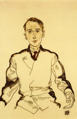 Portrait of Heinrich Rieger Oil painting by Egon Schiele