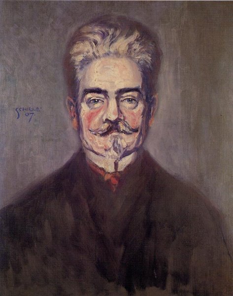 Main Product Photo of Portrait of Leopold Czihaczek Painting by Egon Schiele