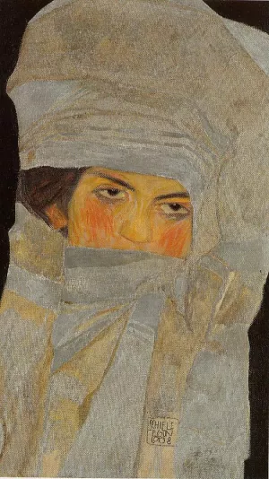 Portrait of Melanie by Egon Schiele - Oil Painting Reproduction