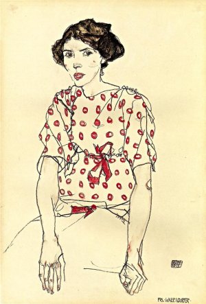 Portrait of Miss Waerndorfer Oil painting by Egon Schiele
