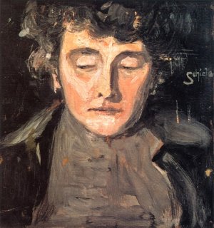 Portrait of the Artist's Mother by Egon Schiele Oil Painting