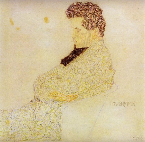 Portrait of the Composer Lawenstein by Egon Schiele - Hand-Painted Oil Painting Reproduction