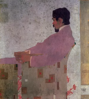 Portrait of the Painter Anton Peschka by Egon Schiele Oil Painting
