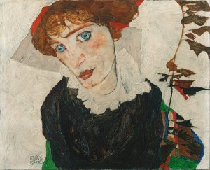 Portrait Of Wally Neuzil by Egon Schiele Oil Painting