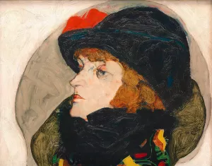 Portrat Ida Roessler by Egon Schiele Oil Painting