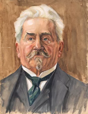 Portrat Leopold Czihaczek by Egon Schiele Oil Painting