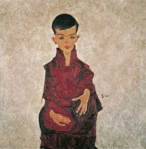 Reinerbub by Egon Schiele Oil Painting