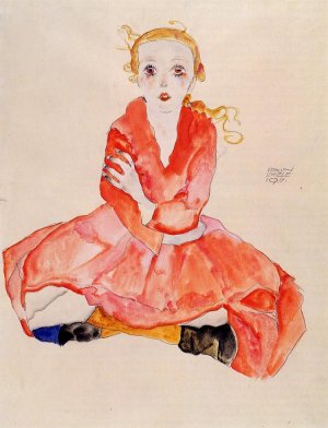 Seated Girl Facing Front