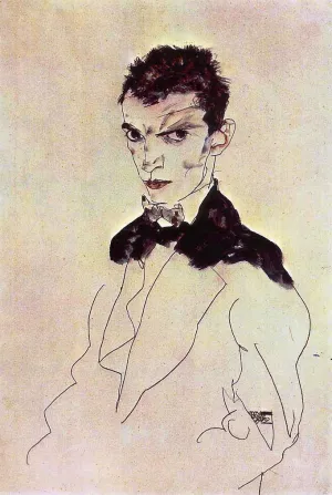 Self Portrait by Egon Schiele Oil Painting