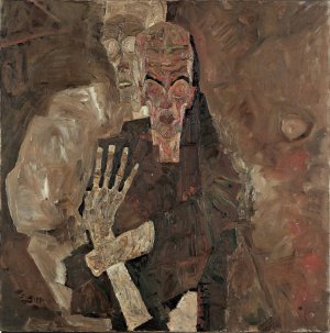 Self-Seer II by Egon Schiele Oil Painting