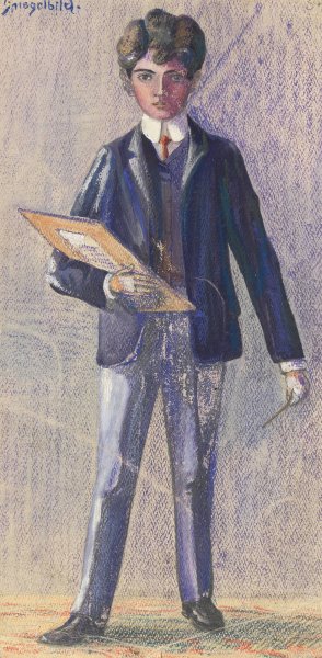Spiegelbild by Egon Schiele Oil Painting