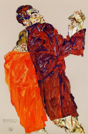 The Truth was Revealed Oil painting by Egon Schiele