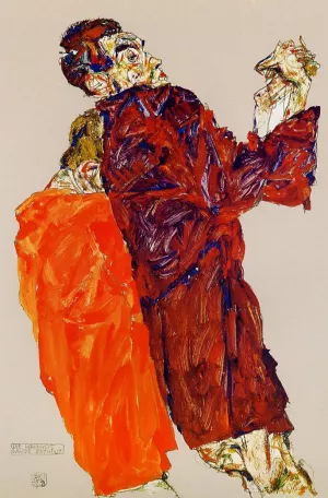 The Truth was Revealed by Egon Schiele - Oil Painting Reproduction