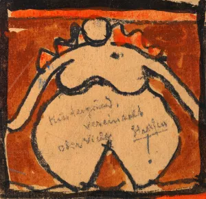 uppiger weiblicher Akt by Egon Schiele Oil Painting