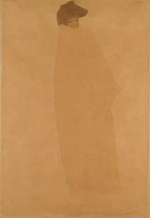 Verschleiertes Jahr by Egon Schiele Oil Painting