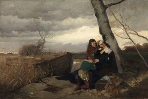 The Death of Corfitz Ulfeldt by Eilif Peterssen Oil Painting