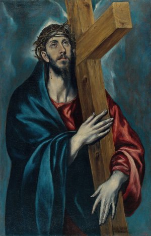 Christ Carrying the Cross by El Greco (Domenikos Theotokopoulos) Oil Painting