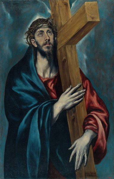 Main Product Photo of Christ Carrying the Cross  Painting by El Greco (Domenikos Theotokopoulos)