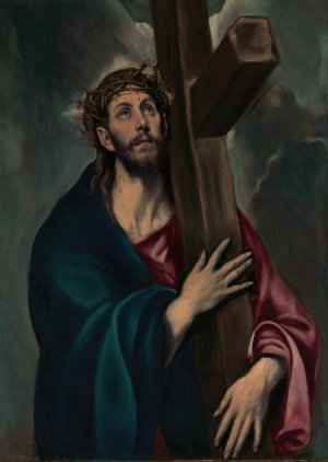 Christ Carrying the Cross by El Greco (Domenikos Theotokopoulos) Oil Painting