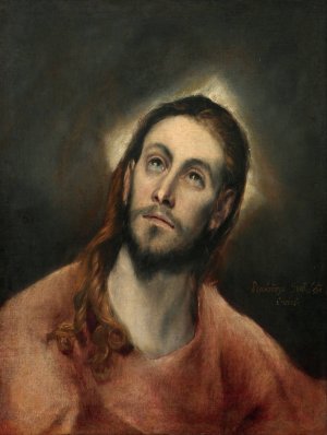 Christ In Prayer by El Greco (Domenikos Theotokopoulos) Oil Painting