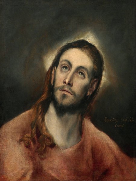 Christ In Prayer  by El Greco (Domenikos Theotokopoulos) - Hand-Painted Oil Painting Reproduction