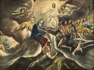 Count Orgaz' Funeral by El Greco (Domenikos Theotokopoulos) Oil Painting