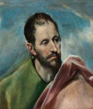 Saint James The Younger Oil painting by El Greco (Domenikos Theotokopoulos)