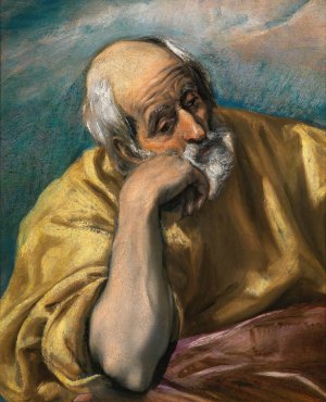 Saint Joseph by El Greco (Domenikos Theotokopoulos) Oil Painting