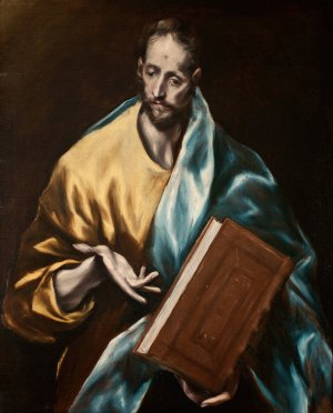 St. James the Less by El Greco (Domenikos Theotokopoulos) Oil Painting