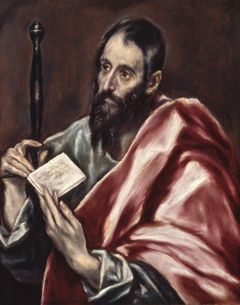 Main Product Photo of St. Paul  Painting by El Greco (Domenikos Theotokopoulos)