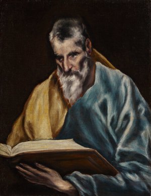 St. Simon by El Greco (Domenikos Theotokopoulos) Oil Painting