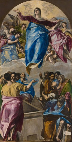 The Assumption Of The Virgin by El Greco (Domenikos Theotokopoulos) - Hand-Painted Oil Painting Reproduction