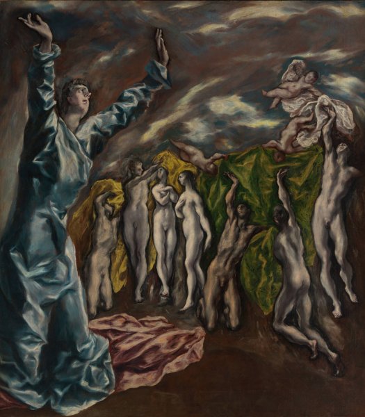 Main Product Photo of The Vision of Saint John  Painting by El Greco (Domenikos Theotokopoulos)