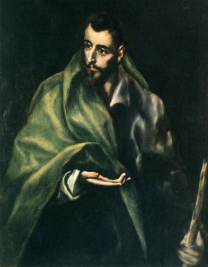 Apostle St James the Greater Oil painting by El Greco
