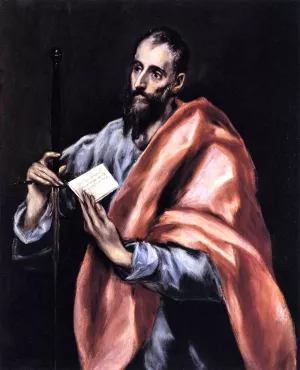 Apostle St Paul painting by El Greco