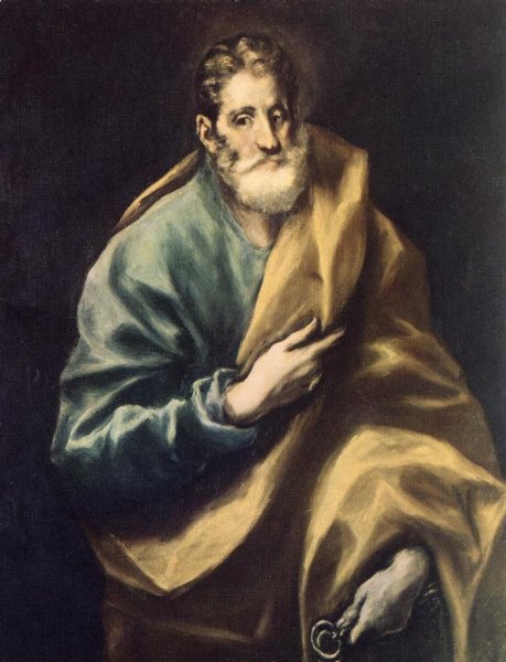 Main Product Photo of Apostle St Peter Painting by El Greco