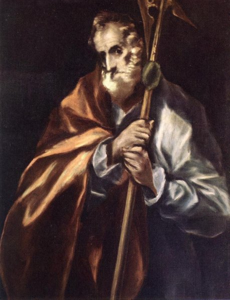 Main Product Photo of Apostle St Thaddeus Jude Painting by El Greco